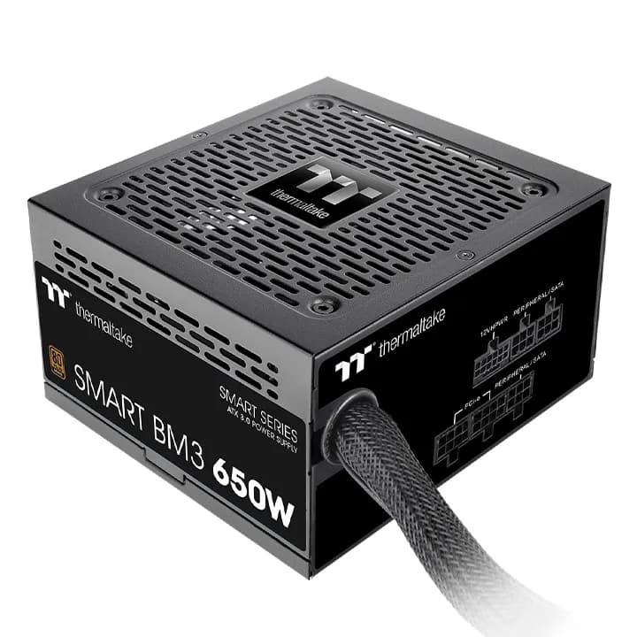 Thermaltake Smart BM3 650W -virtalähde, 80 Plus Bronze – THERMALTAKE