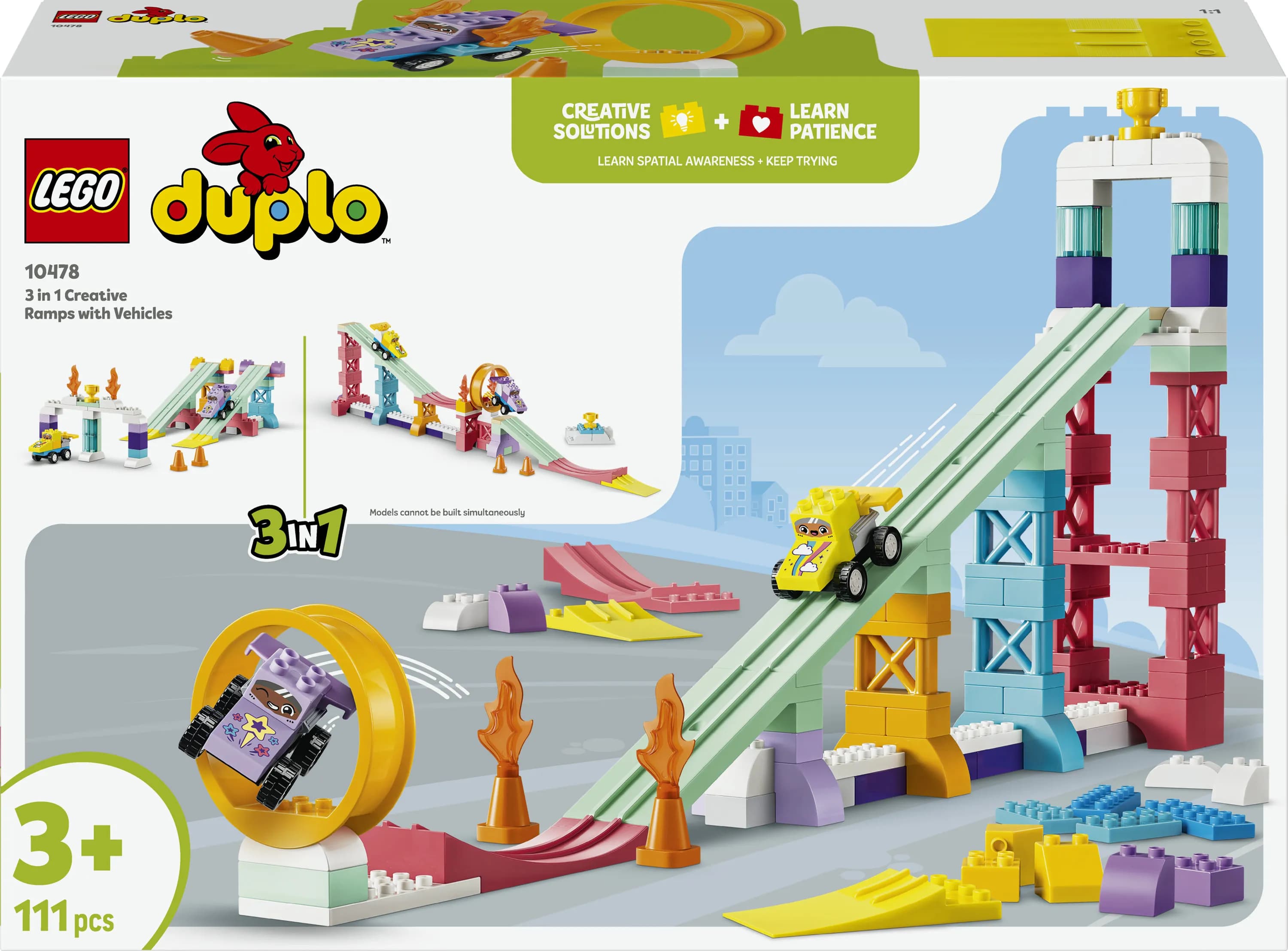 LEGO DUPLO Luovat rampit ja ajoneuvot 3in1 10478