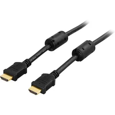 Deltaco HDMI-1020 HDMI 1.4b -kaapeli, jossa Ethernet, 2 m, musta – Deltaco