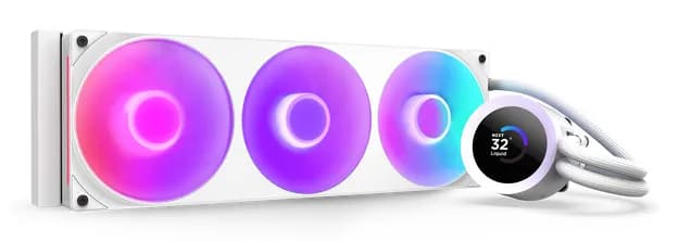 NZXT Kraken Plus 360 RGB -nestejäähdytin, valkoinen
