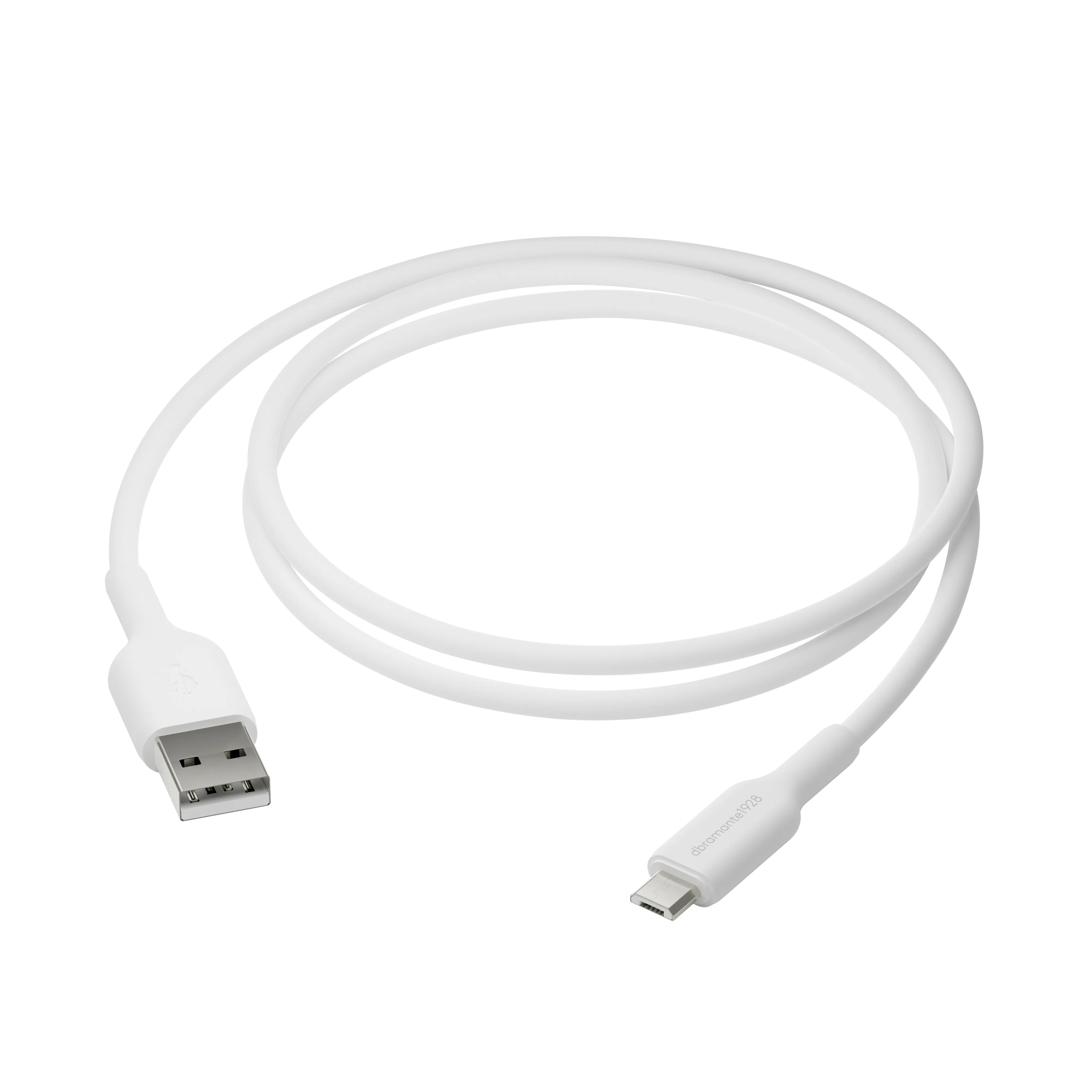 dbramante1928 re-charge USB-A – Micro USB -kaapeli, 1 m, valkoinen