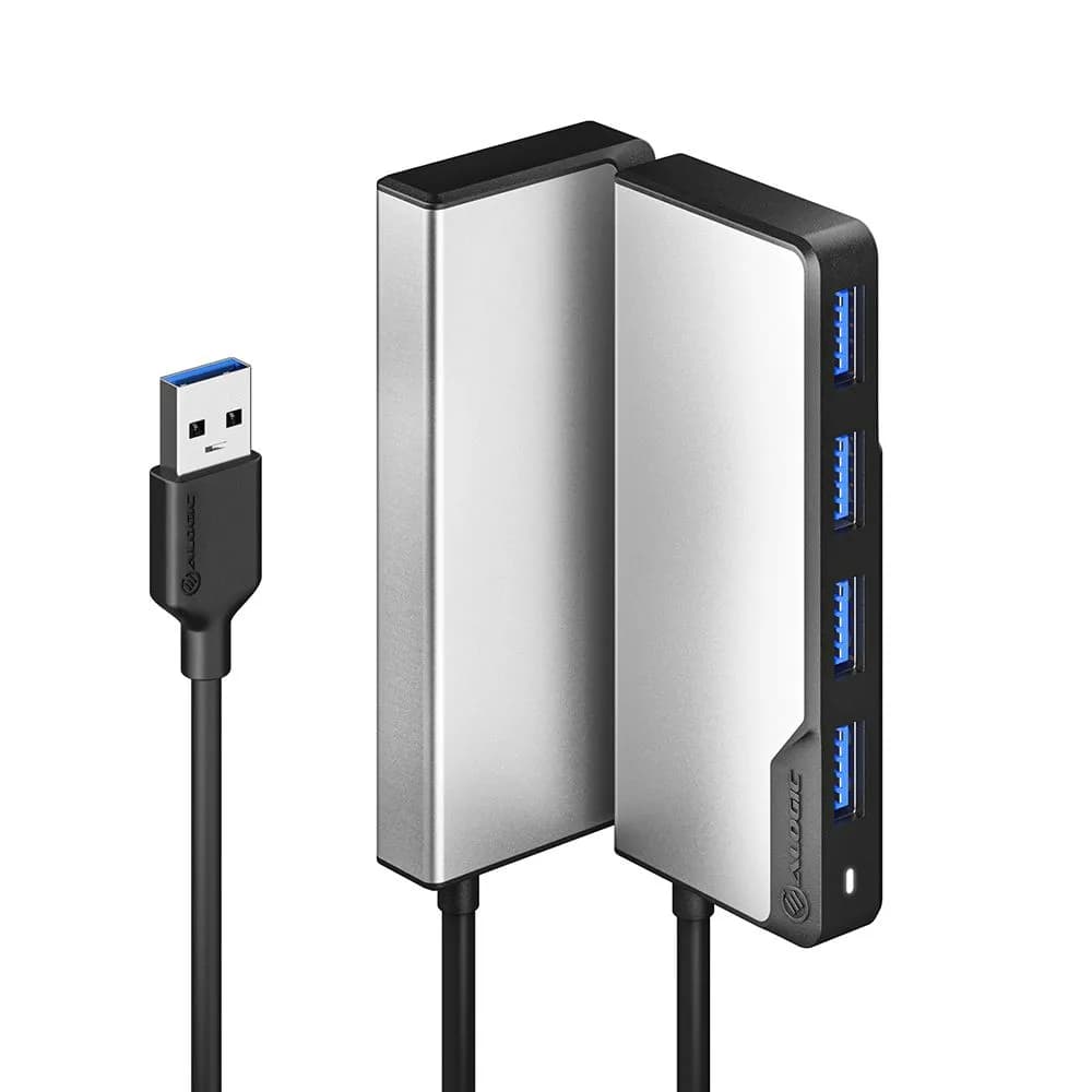 ALOGIC USB-A Fusion SWIFT 4-port Hub – Space Grey – Alogic