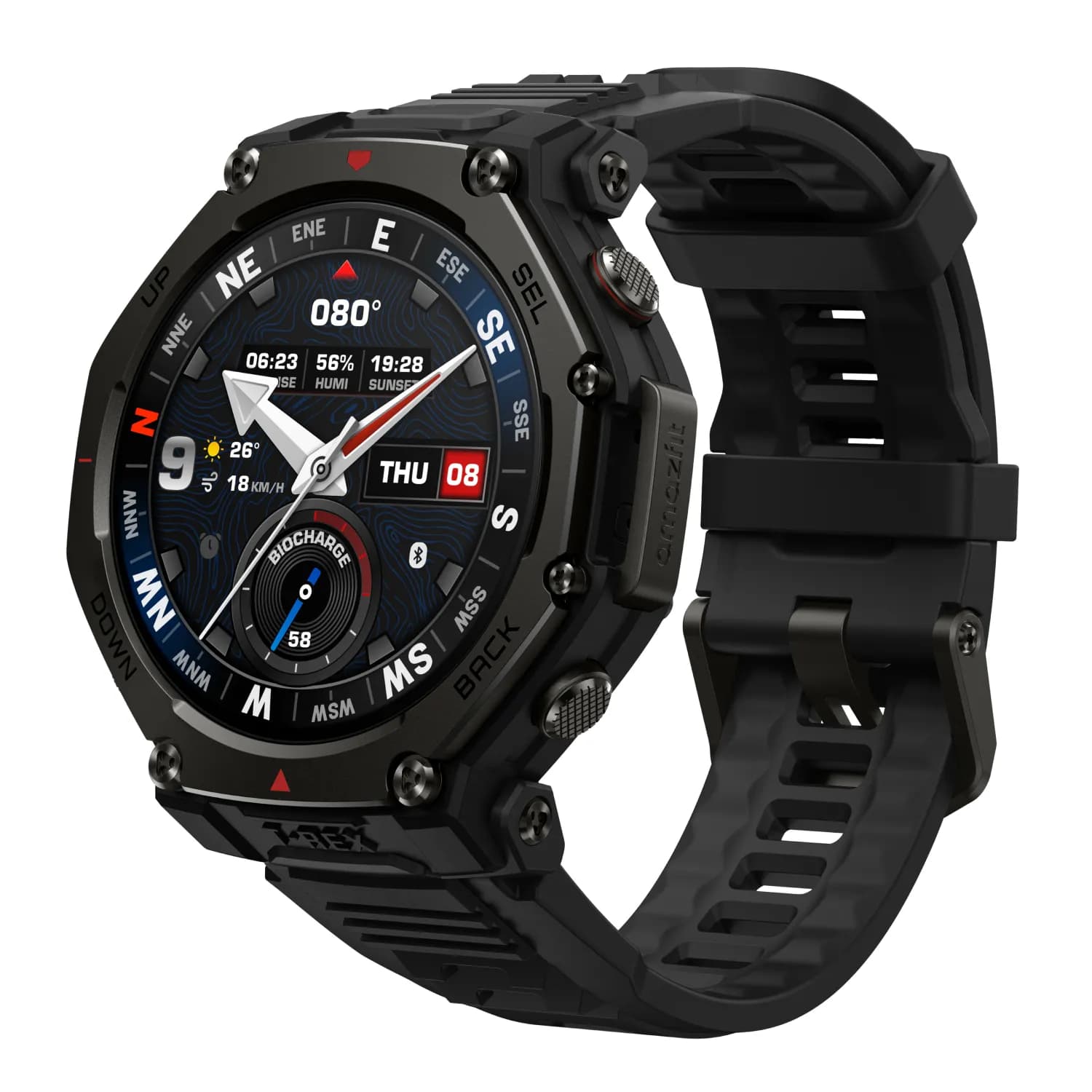 Amazfit T-Rex 3 Pro 44mm -älykello, musta – AMAZFIT