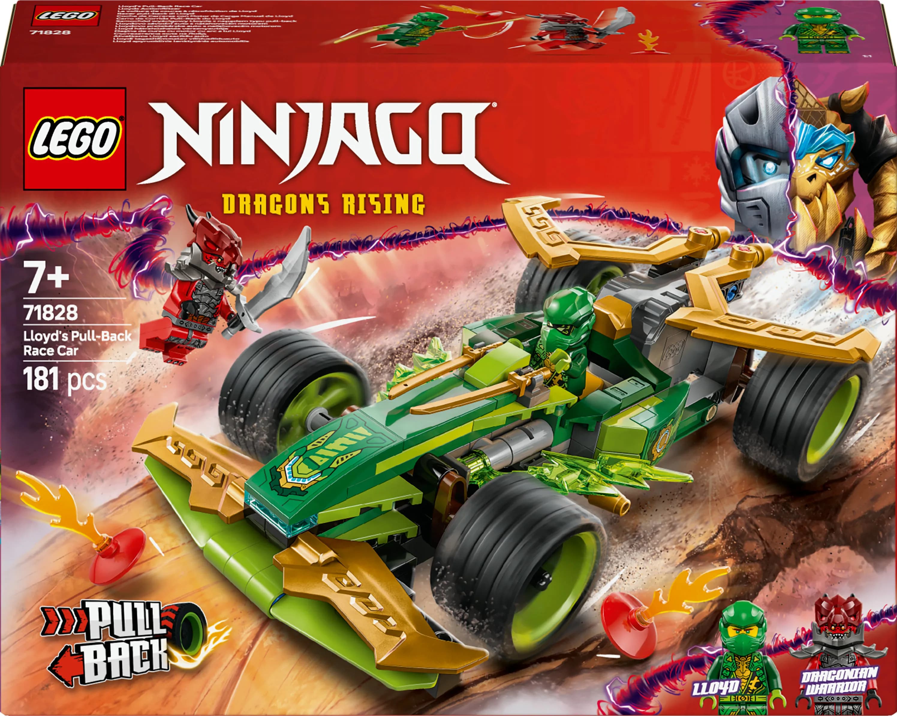 LEGO Ninjago Lloydin vetomoottorikilpa-auto 71828