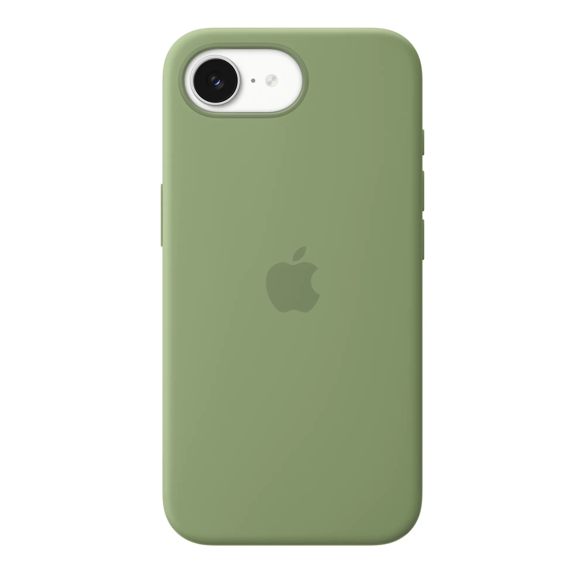 Apple iPhone 17e Silicone Case with MagSafe -puhelin, Light Moss – Apple