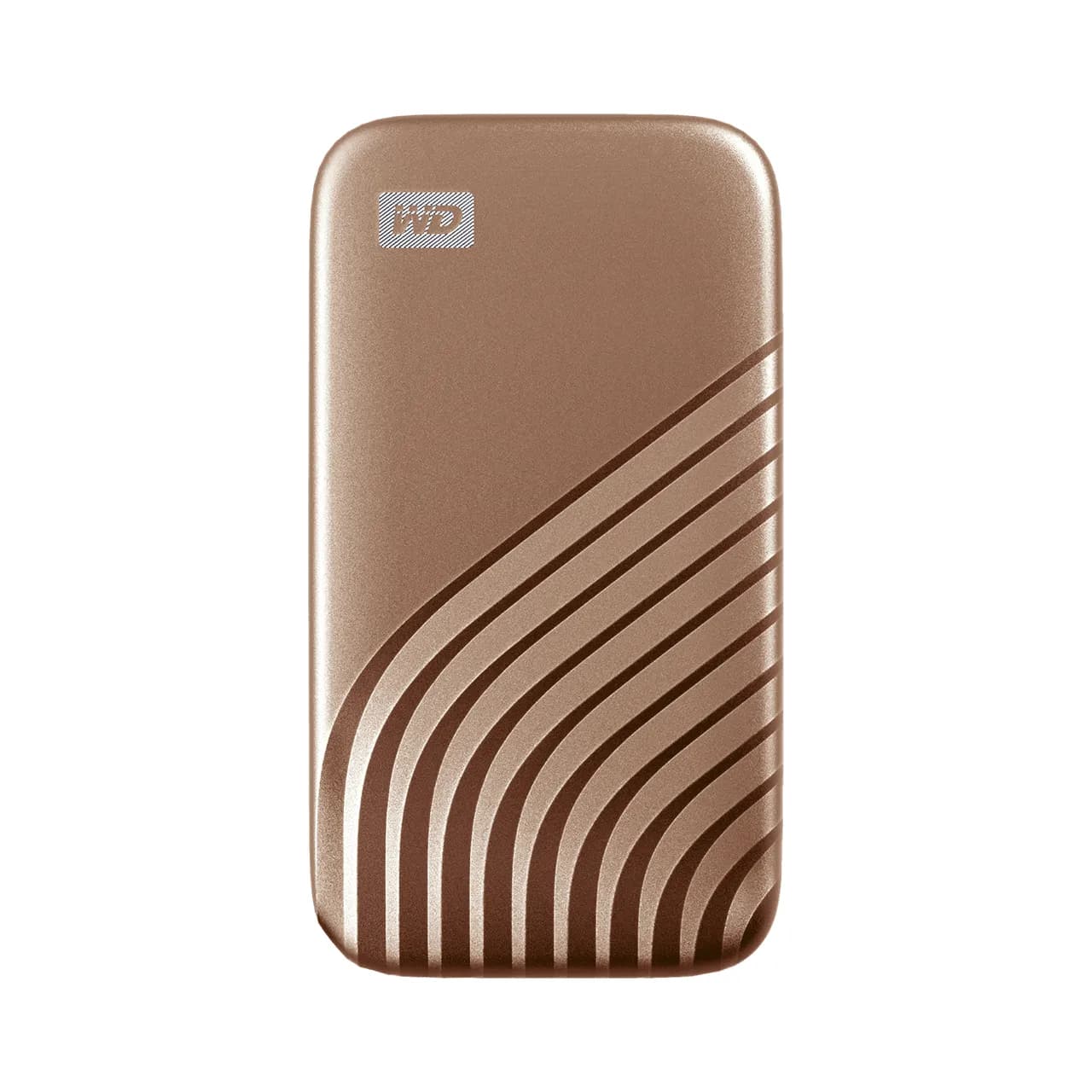 Western Digital My Passport 2 Tt USB 3.2 Gen 2 (USB-C) -ulkoinen SSD, kannettava, laitteistosalaus, salasanasuojaus, iskunkestävä, kulta