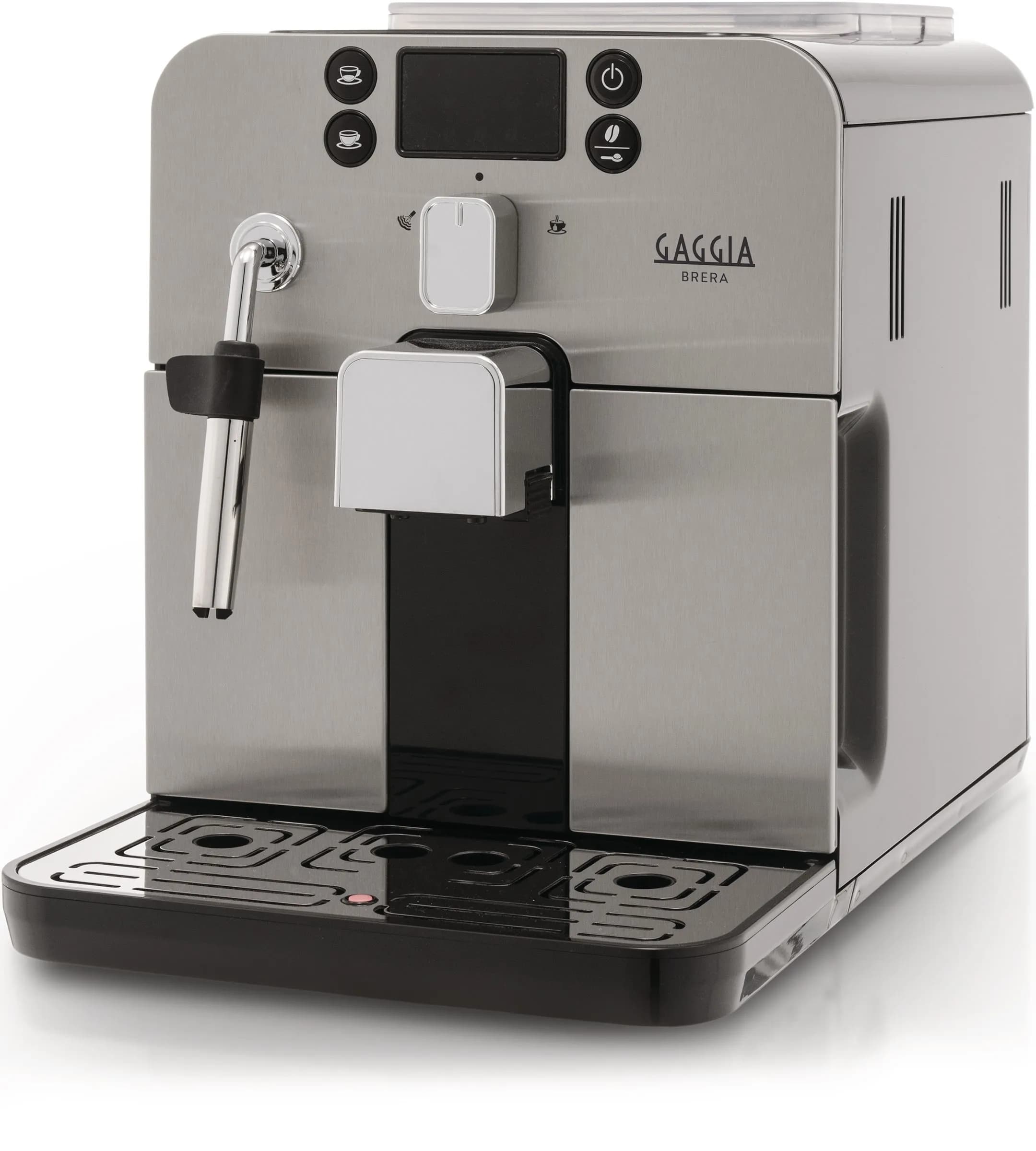 Gaggia Brera -espressokeitin, musta, Ruostumaton teräs – Gaggia