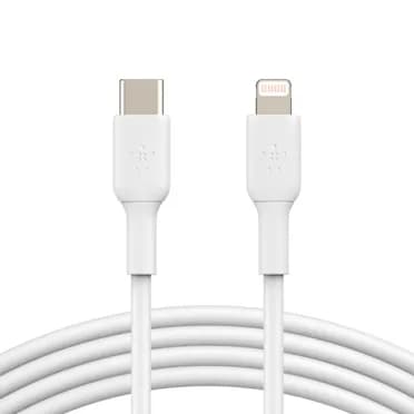 Belkin Lightning – USB-C -kaapeli, 1 m, valkoinen