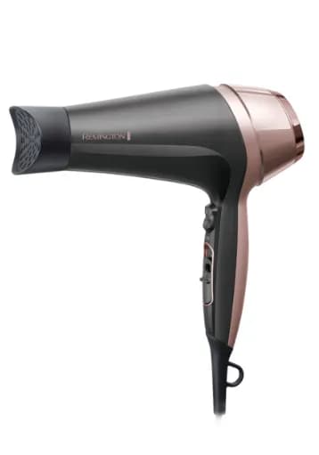 Remington Curl & Straight Confidence D5706, 2200 W -hiustenkuivaaja, Black with Pink Gold accents