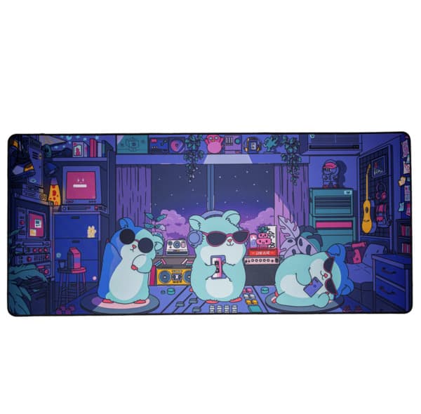 Mighty Setup DJ Hamster -pelihiirimatto, 900x400 mm