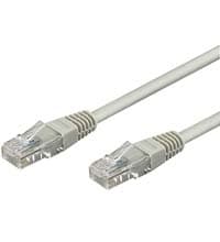 Goobay Cat6 U/UTP RJ45 5m -verkkokaapeli, harmaa