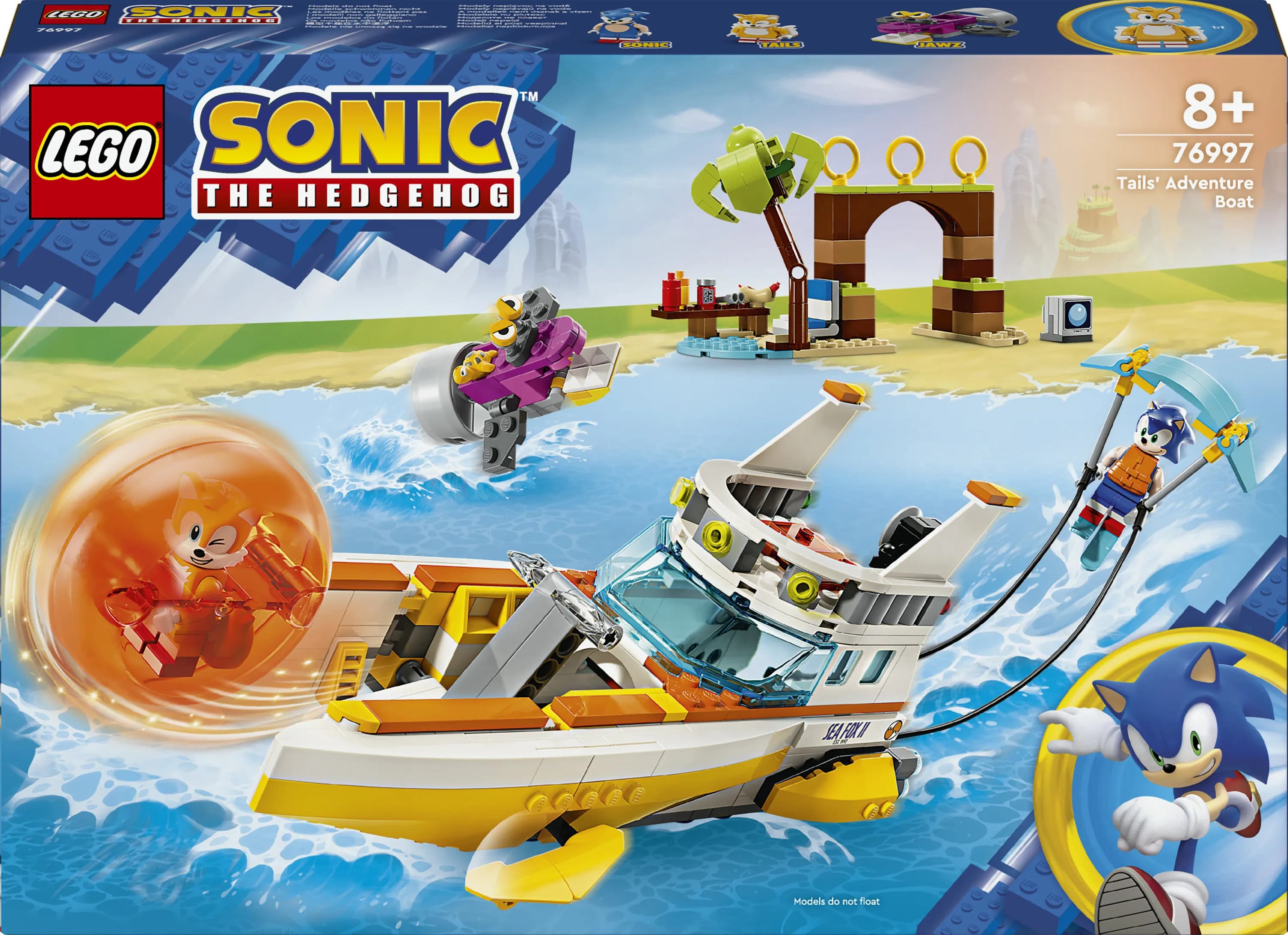 LEGO Sonic the Hedgehog Tails' Adventure Boat 76997 – LEGO