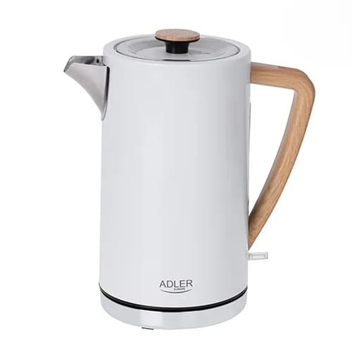 Adler AD 1347w -vedenkeitin, 1,7 l, 2200 W, valkoinen