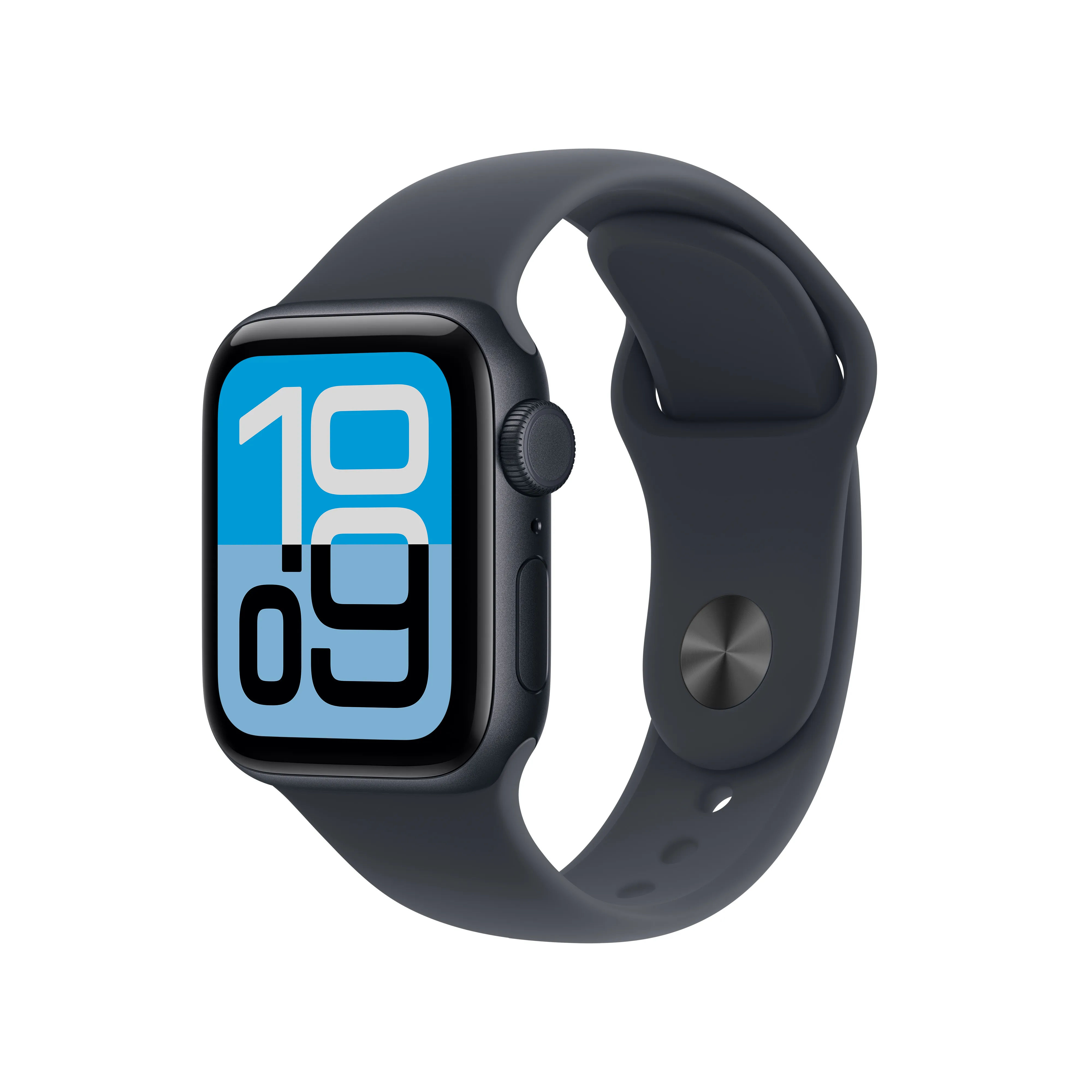 Apple Watch SE 3 (GPS + Cellular) 40 mm keskiyö alumiinikuori ja urheiluranneke, M/L – Apple