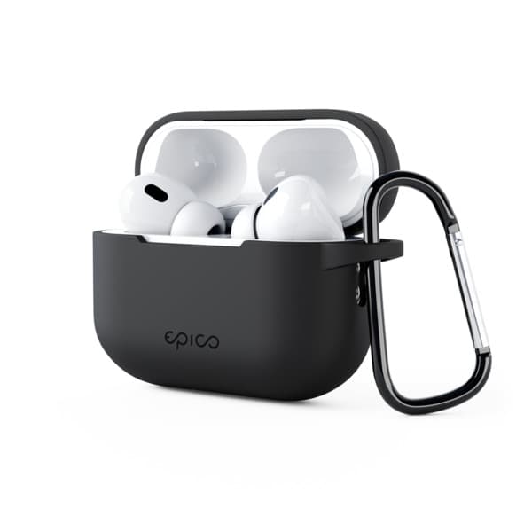 Epico Outdoor Cover, AirPods Pro (2nd Gen) -suojakuori, Musta