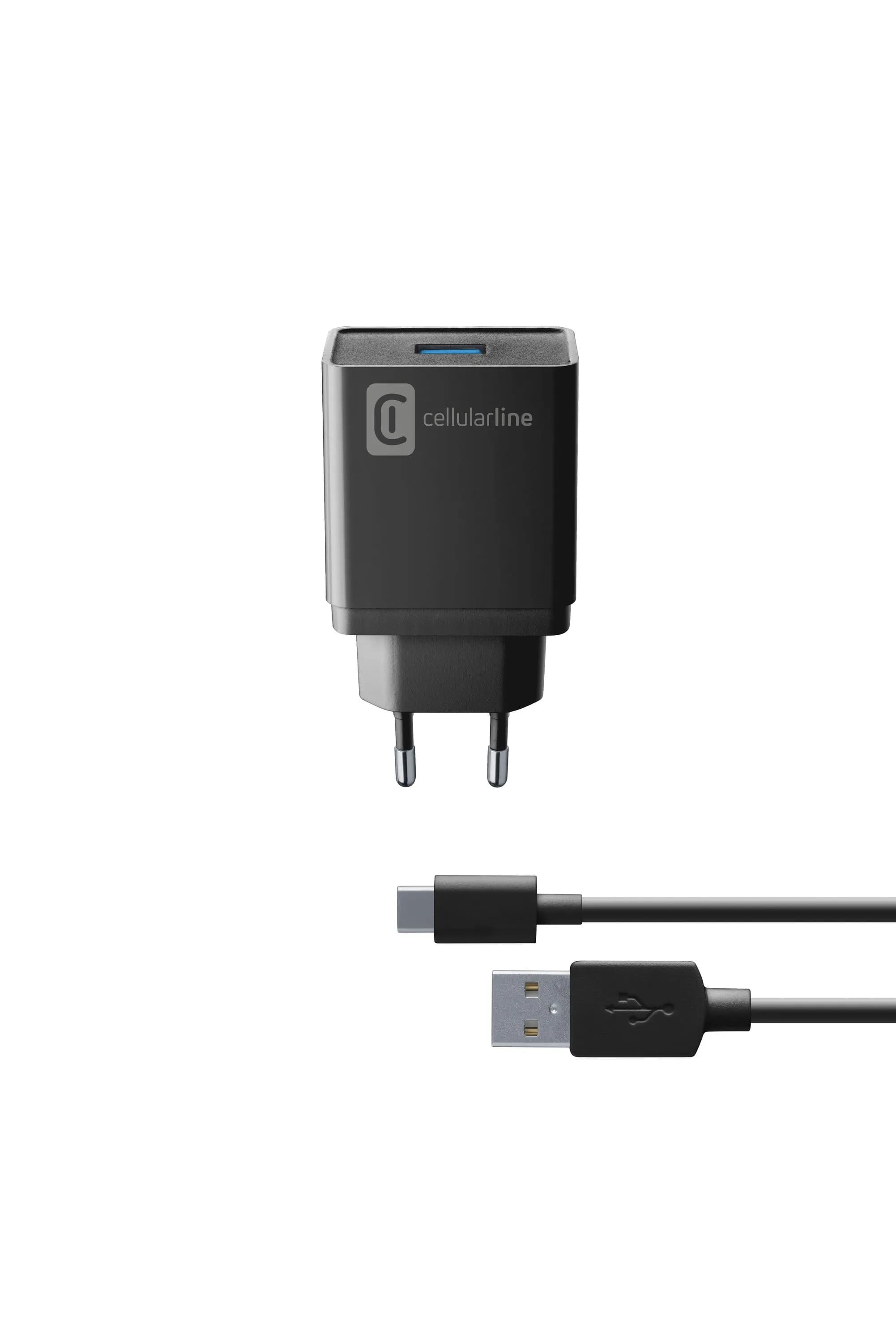 CELLULARLINE USB CHARGER KIT 10W USB-C BLACK