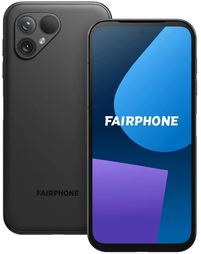Fairphone 5 6/128 Gt -puhelin, Matte Black – Fairphone