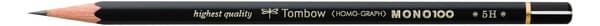 Pencil Tombow MONO 100 5H (12) – TOMBOW