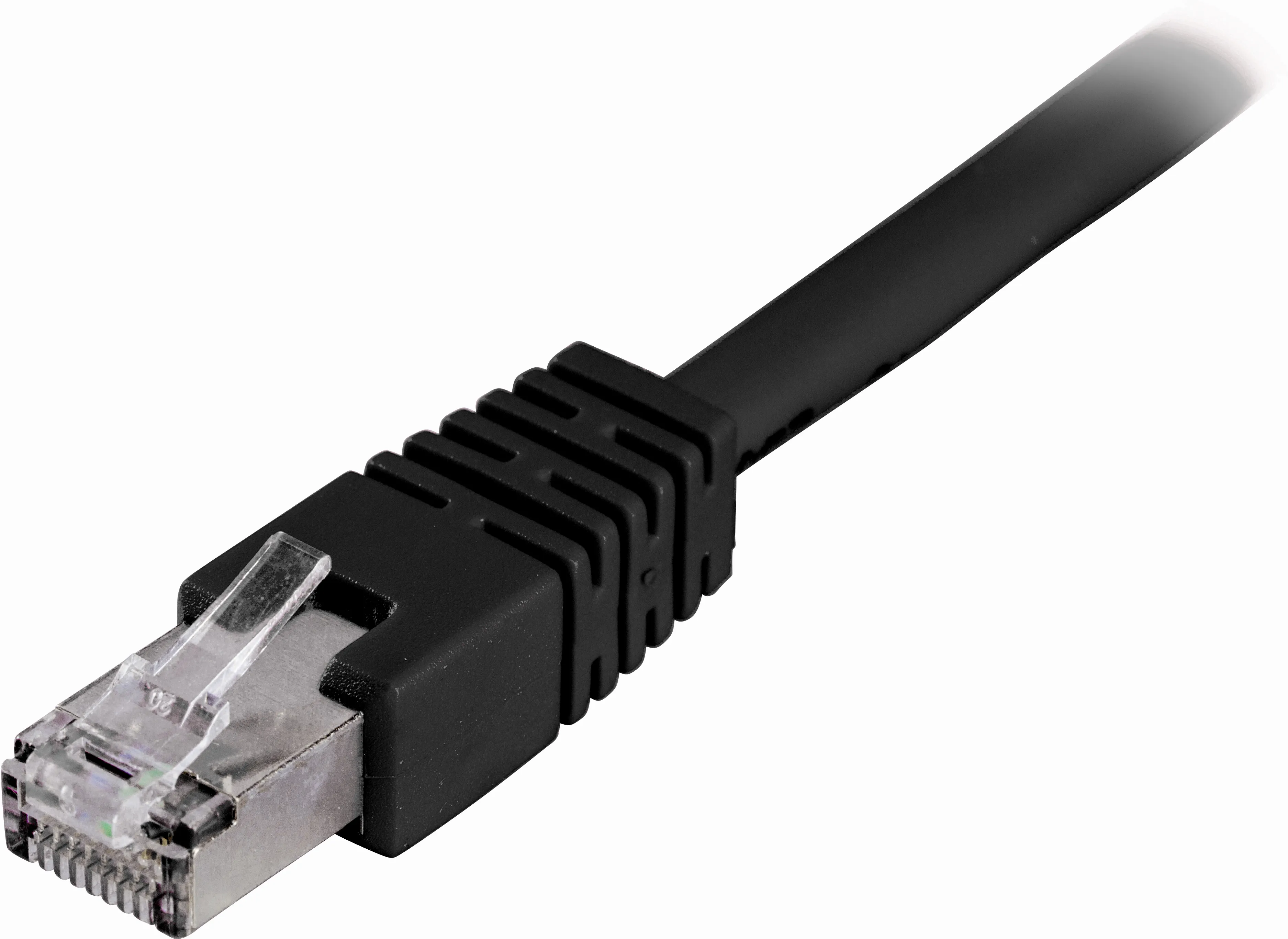 Deltaco Cat6 F/UTP RJ45 35m -verkkokaapeli, musta – Deltaco