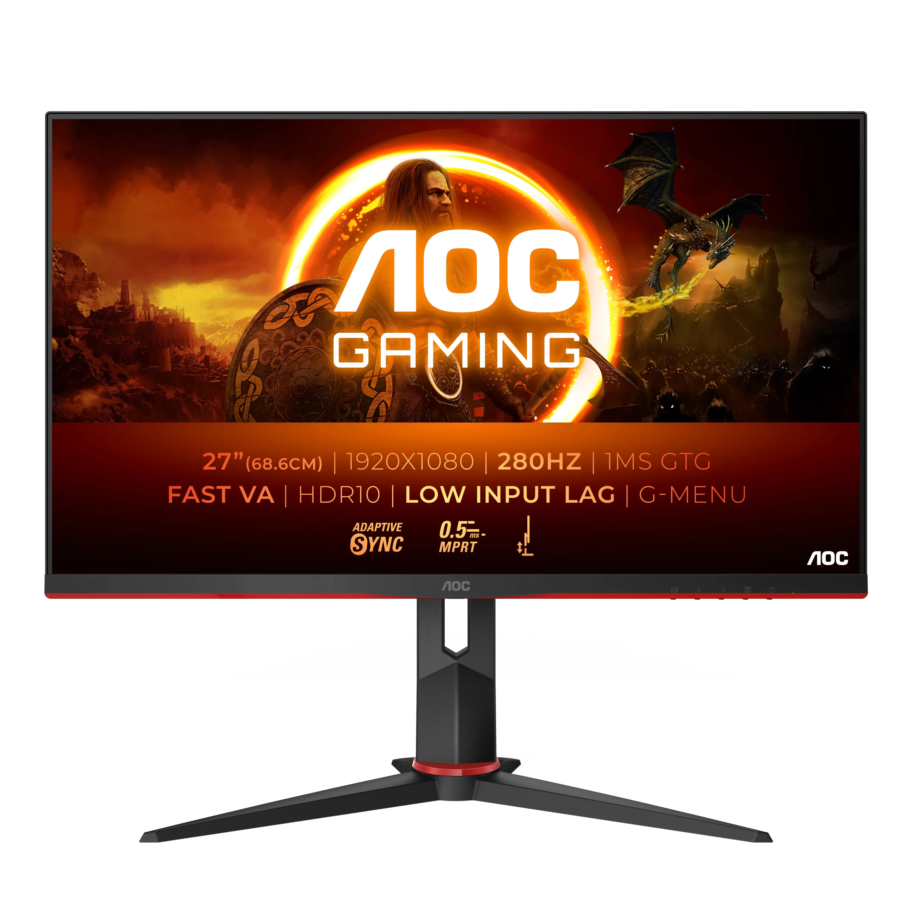 AOC 27G2ZN3/BK 27" Full HD, Fast VA -pelinäyttö – AOC