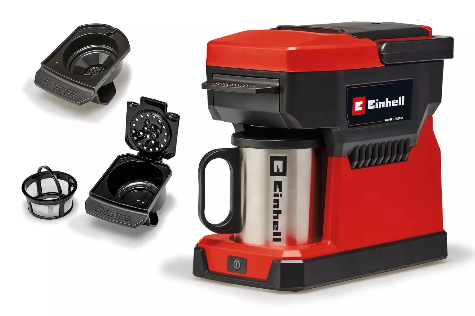 Einhell TE-CF 18 Li-Solo -kahvinkeittin, punainen – EINHELL