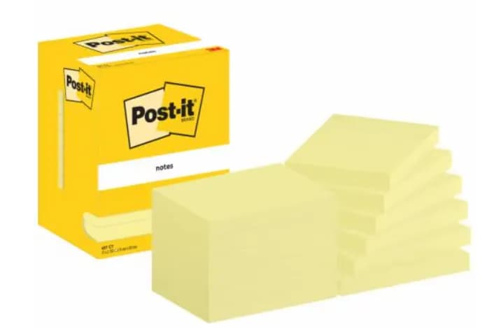 Post-it Notes 76x102 yellow (12) – 3M