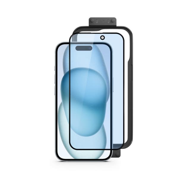 Epico 3D+ Glass Blue Light Protection with installation frame iPhone 15 Pro – EPICO