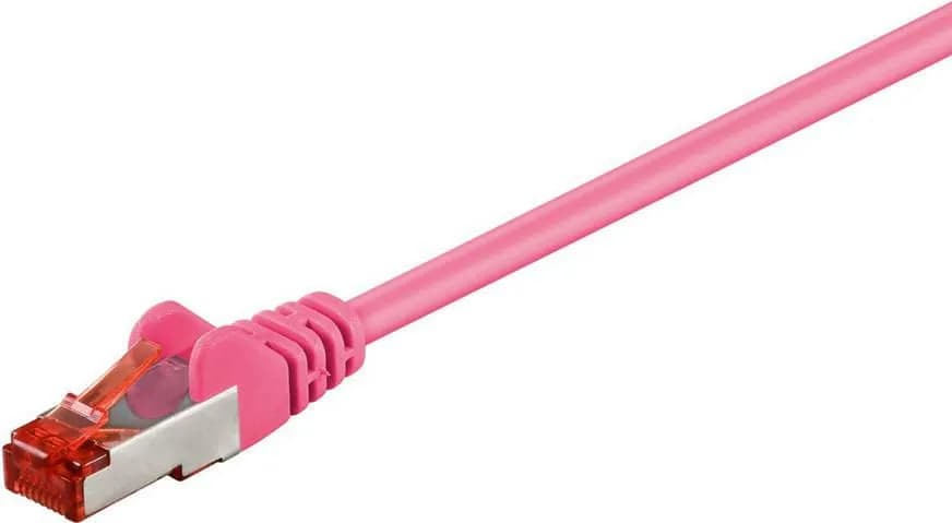 MicroConnect Cat6 F/UTP RJ45 2m -verkkokaapeli, pinkki – Microconnect
