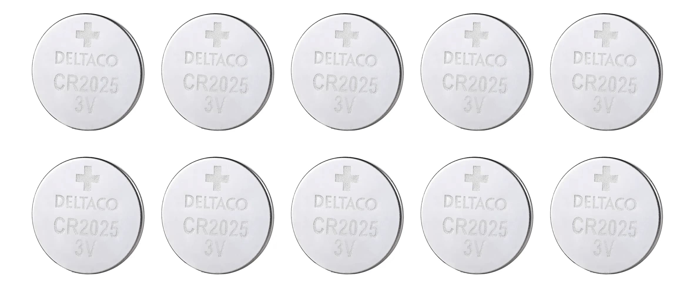 DELTACO ULTB-CR2025-10P - CR2025 litium-nappiparisto