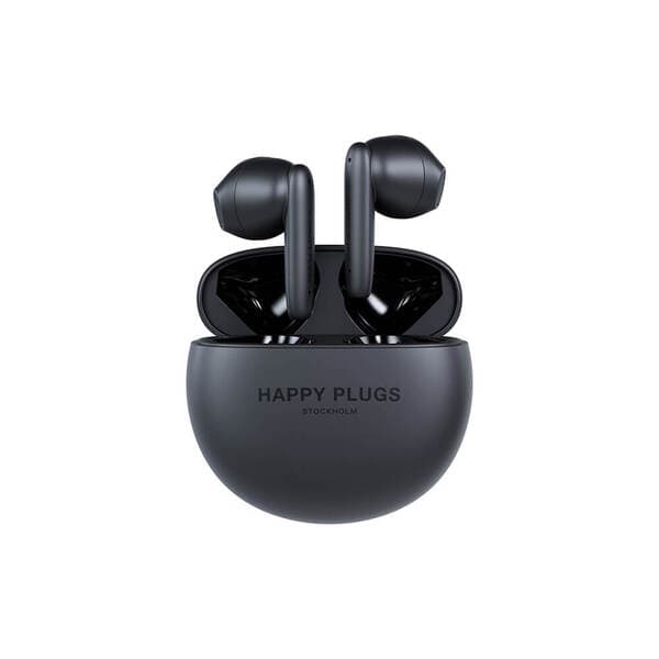 Happy Plugs Joy Lite -langattomat nappikuulokkeet, musta – Happy Plugs