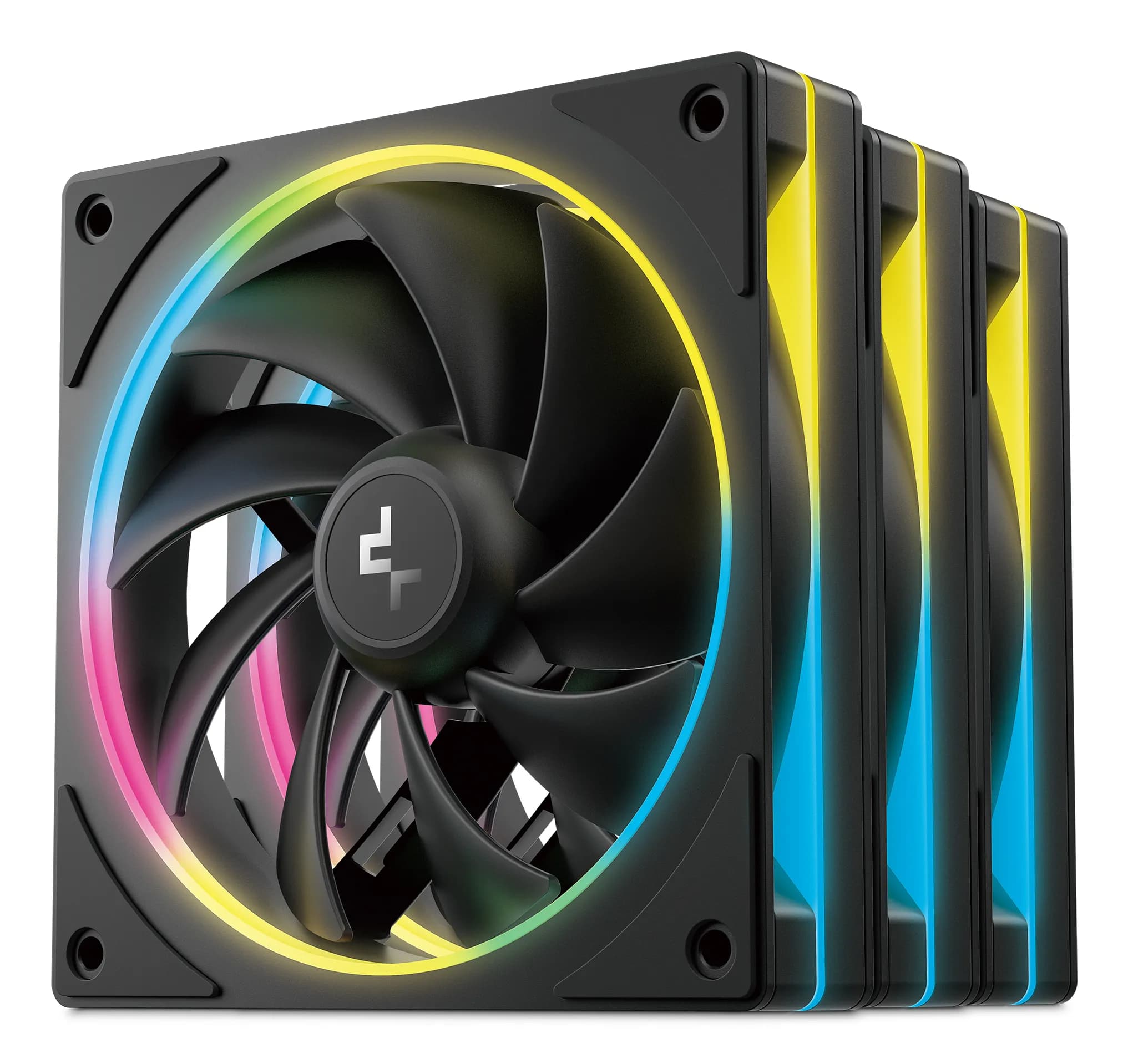 DeepCool FL12R SE 3in1 Kotelotuuletin 120 mm Musta Monivärinen LED PWM