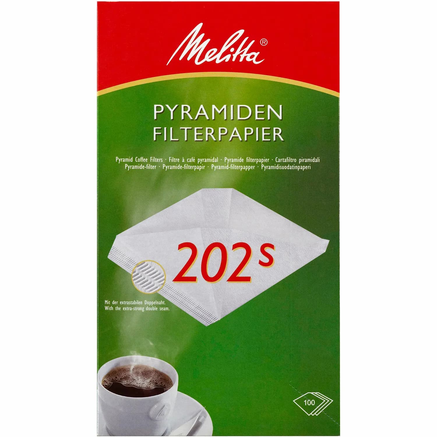 Kaffefilter 202 100pack 5dfpX100st – Melitta