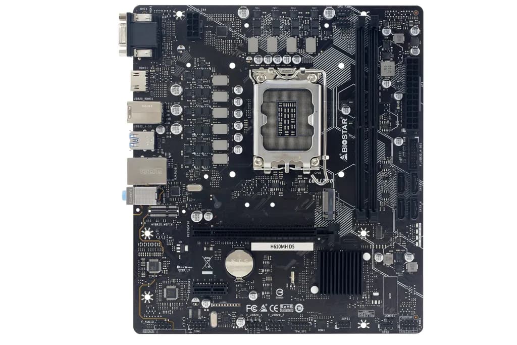 Biostar H610MH D5 LGA 1700 mATX -emolevy – BIOSTAR