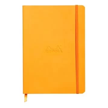 Rhodiarama soft A5 orange ruled ivory – RHODIA