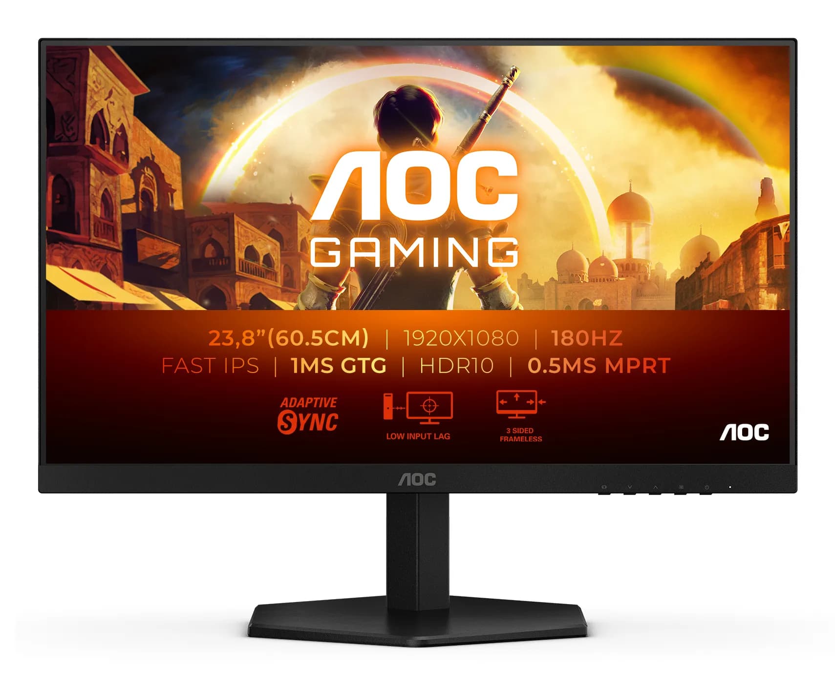 AOC 24G42E 23.8" Full HD, Fast IPS -pelinäyttö – AOC