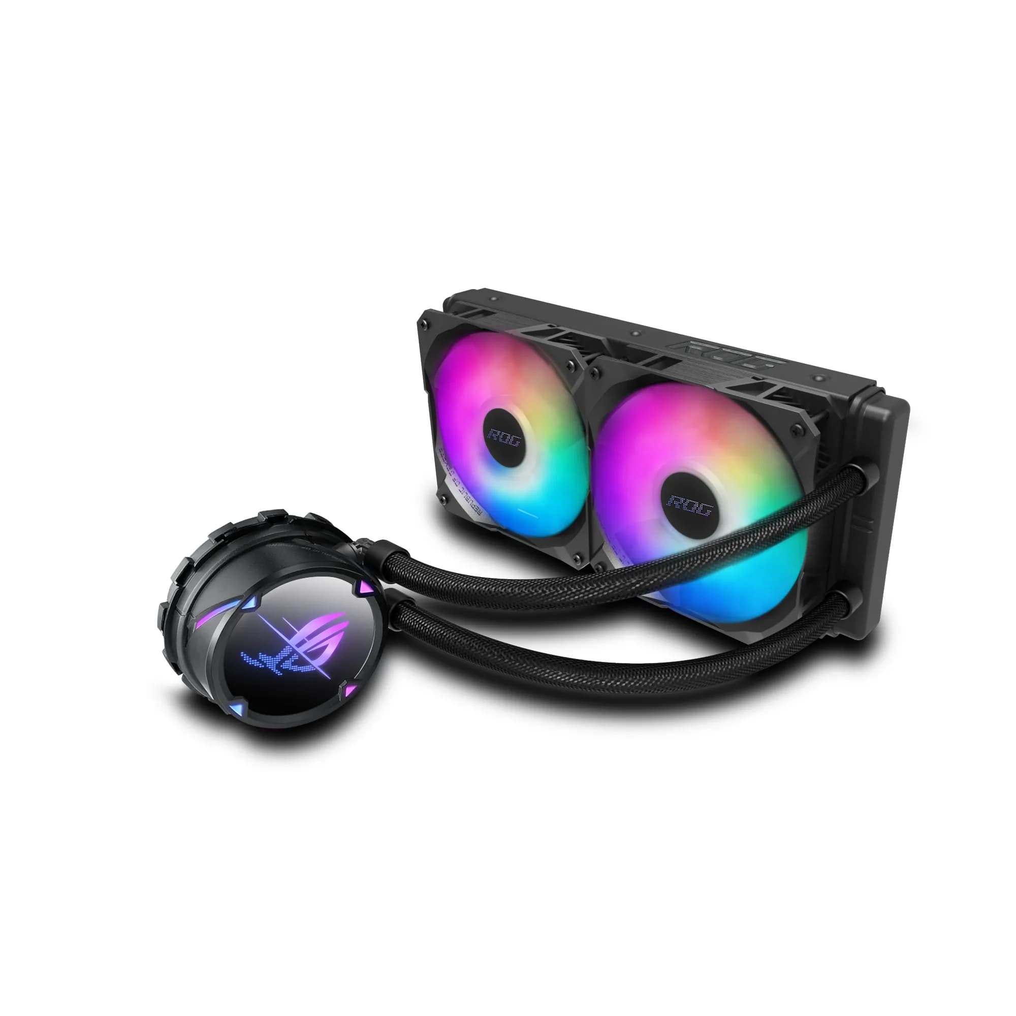 Asus ROG Strix LC II 240mm ARGB -nestejäähdytin, musta