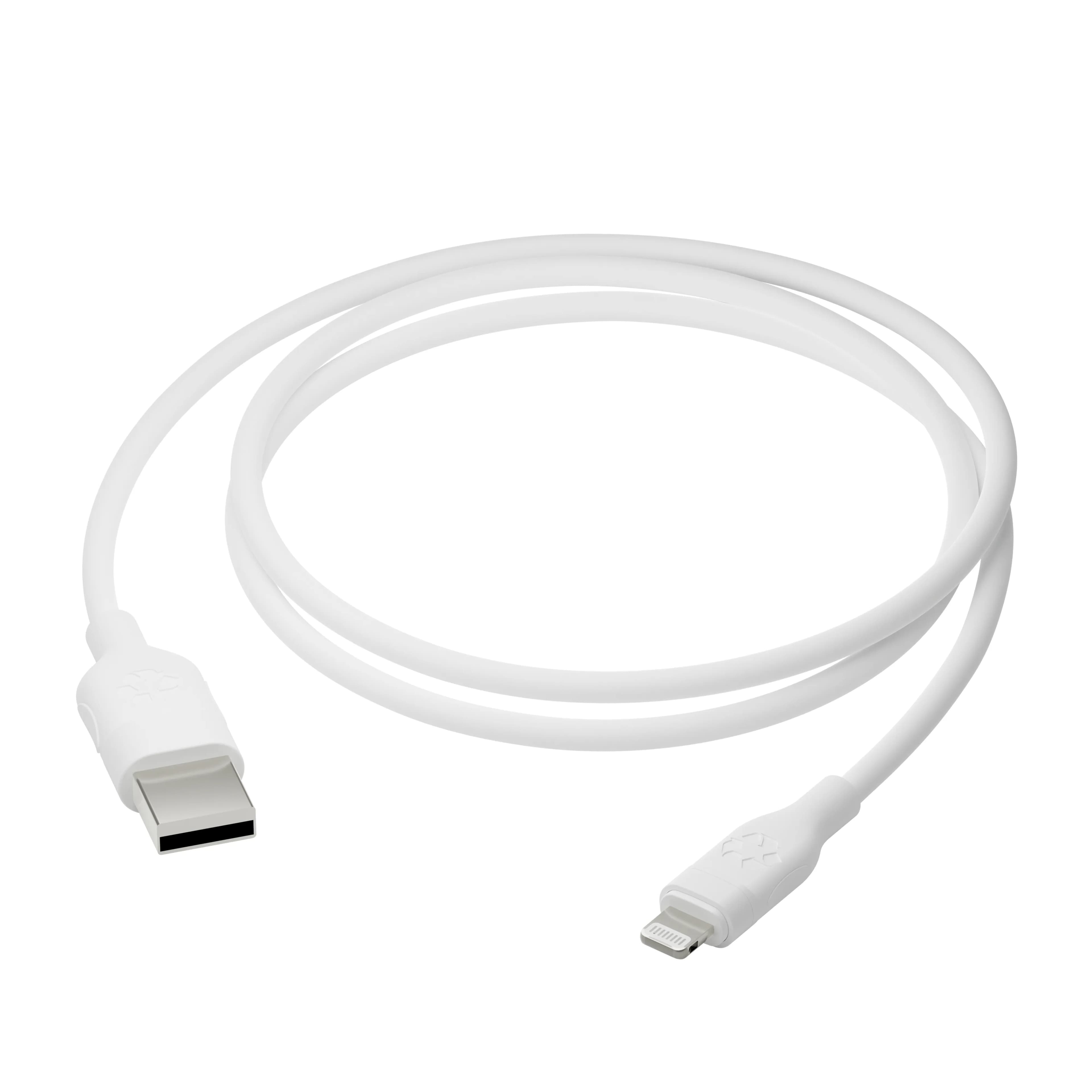 DBRAMANTE Re-charge USB-A – Lightning -kaapeli, 1,2 m, valkoinen