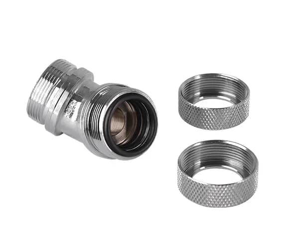 Thermaltake Pacific PETG Tube 45-Degree dual compression 16mm OD - Chrome