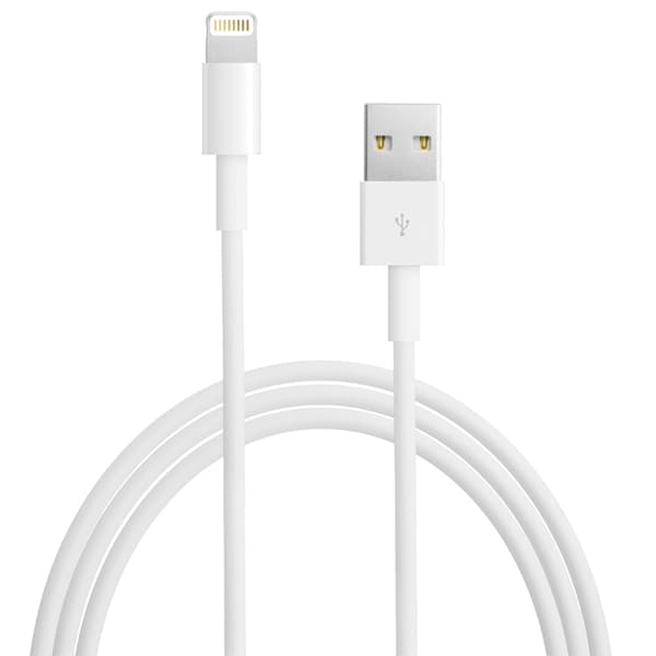 Apple USB-A – Lightning -kaapeli, 0,5 m, valkoinen – Apple