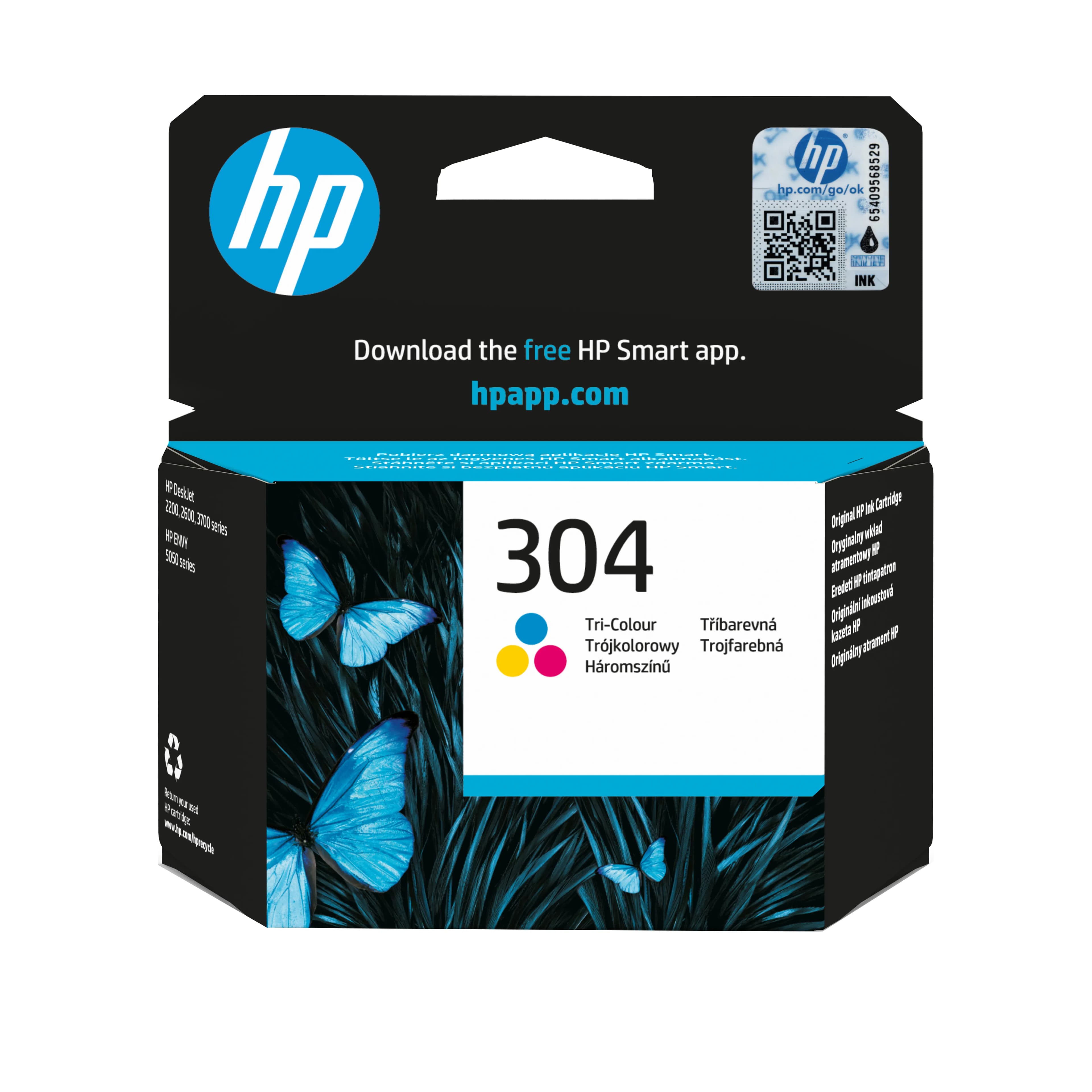 HP 304 -mustekasetti, 2 ml, väri