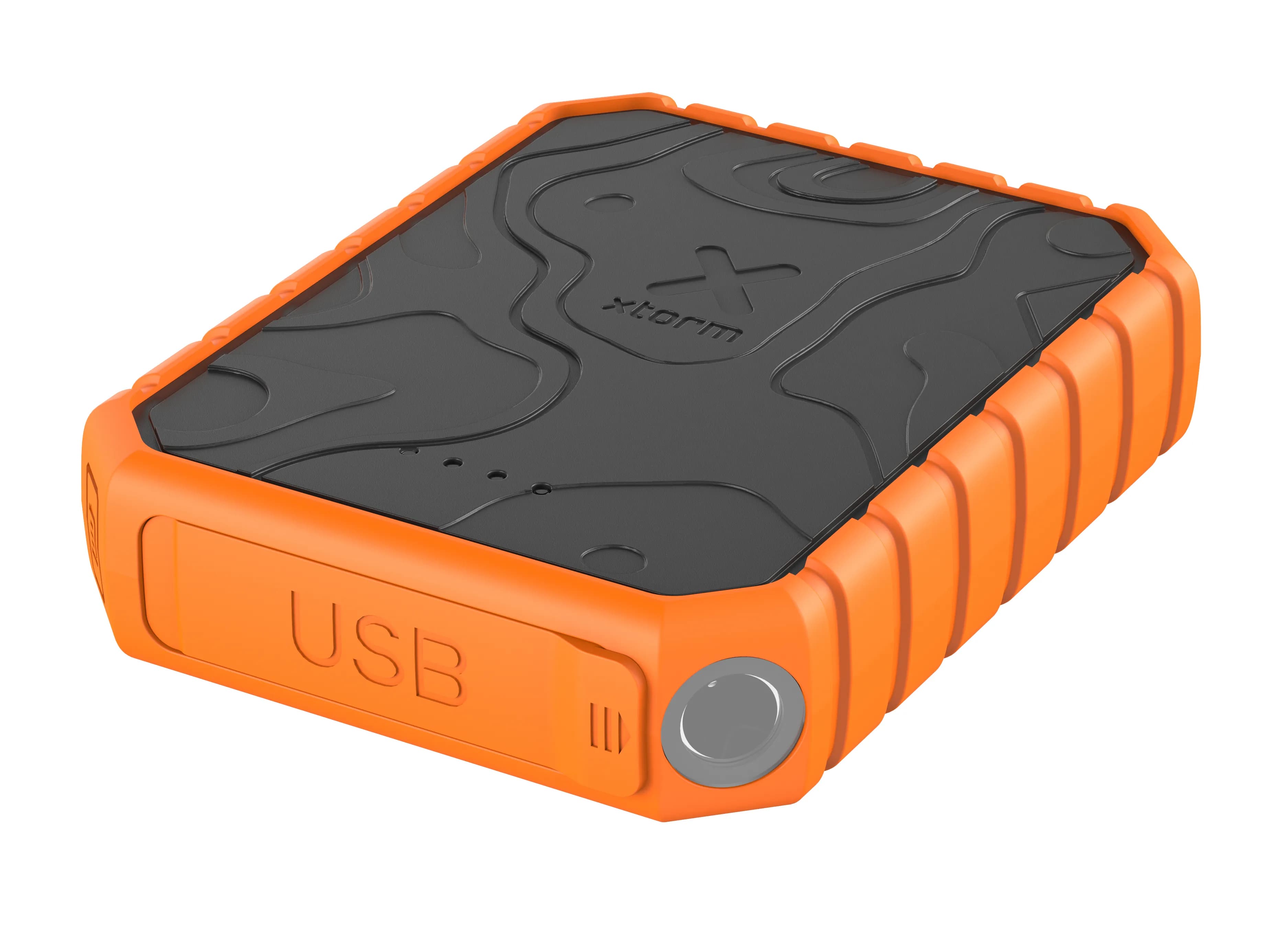 Xtorm Rugged Varavirtalähde 10000 IP65 USB-C PD 20W -varavirtalähde, Musta/Oranssi