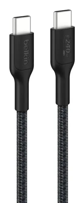 Belkin USB-C -kaapeli, 240 W, 3 m, musta