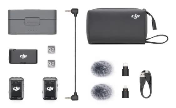 DJI Mic 2 (2 TX + 1 RX + Charging Case) – DJI
