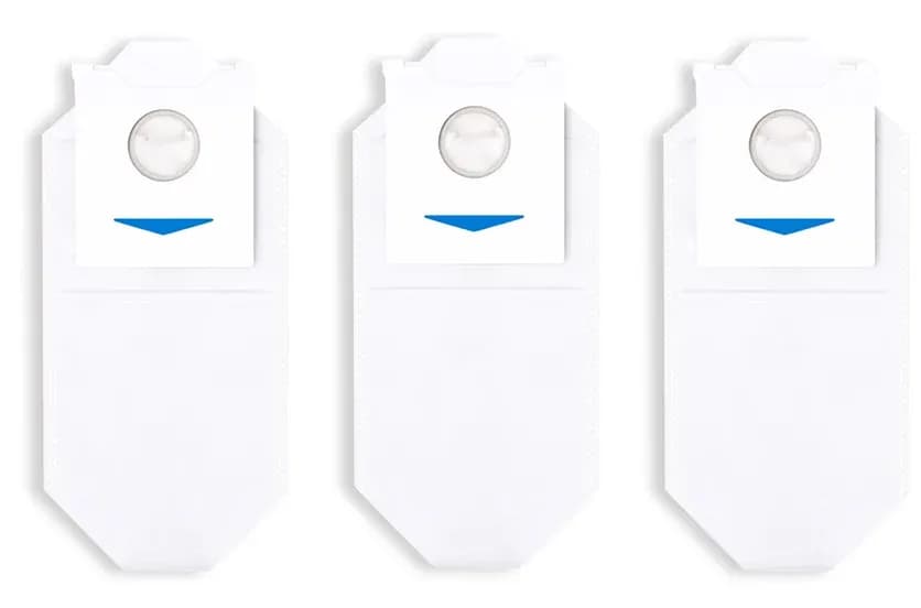 Ecovacs Deebot N30 Pro OMNI -pölypussit 3 kappaletta, sininen, valkoinen
