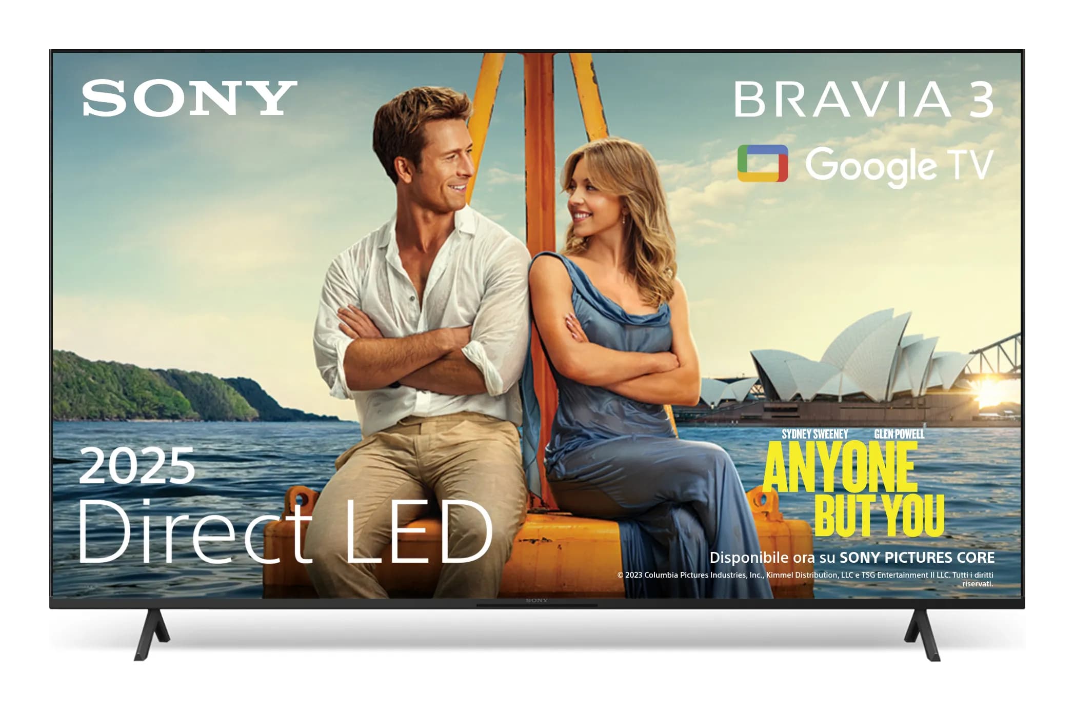 Sony Bravia 3 K65S35B 65" 4K LED Google TV, 60 Hz, Dolby Vision – Sony