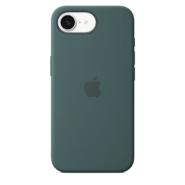 Apple iPhone 16e -silikonikuori, Lammen­vihreä – Apple