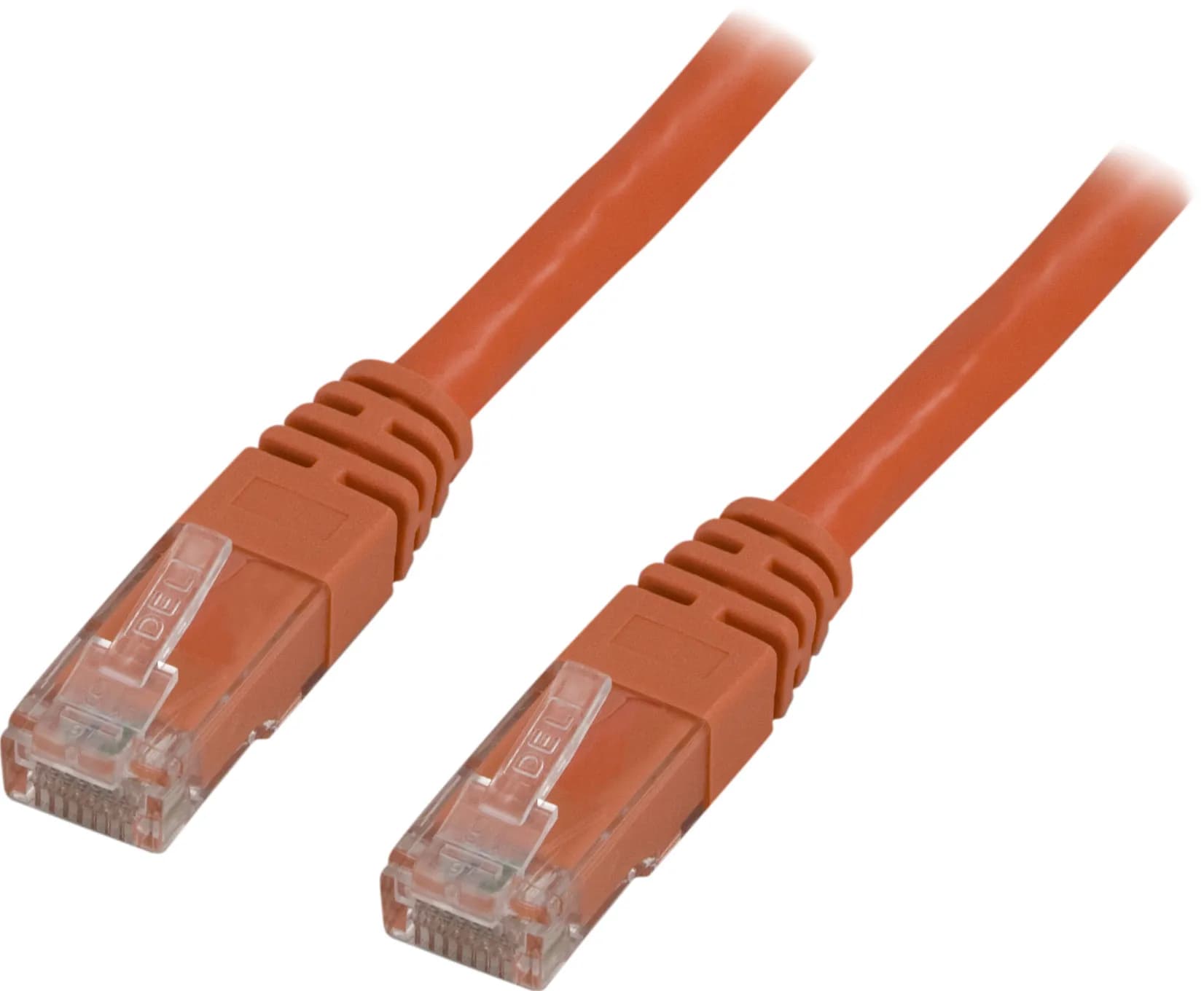 Deltaco Cat6 UTP RJ45 1m -verkkokaapeli, oranssi