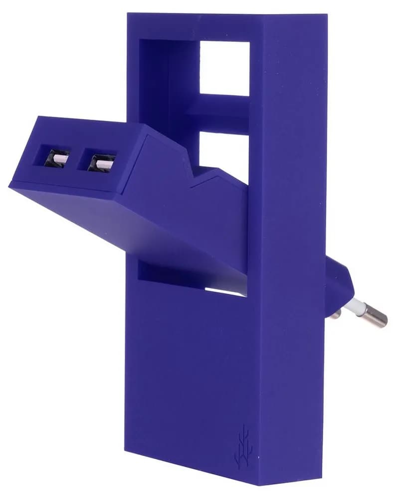 Usbepower ROCK dubbel USB-laddare - 2-i-1 fickladdare för optimal mobilitet – USBEPOWER