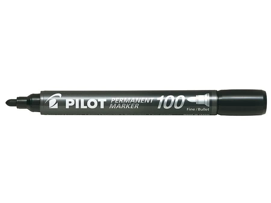 Pilot Permanent Marker 100 musta Fine – Pilot