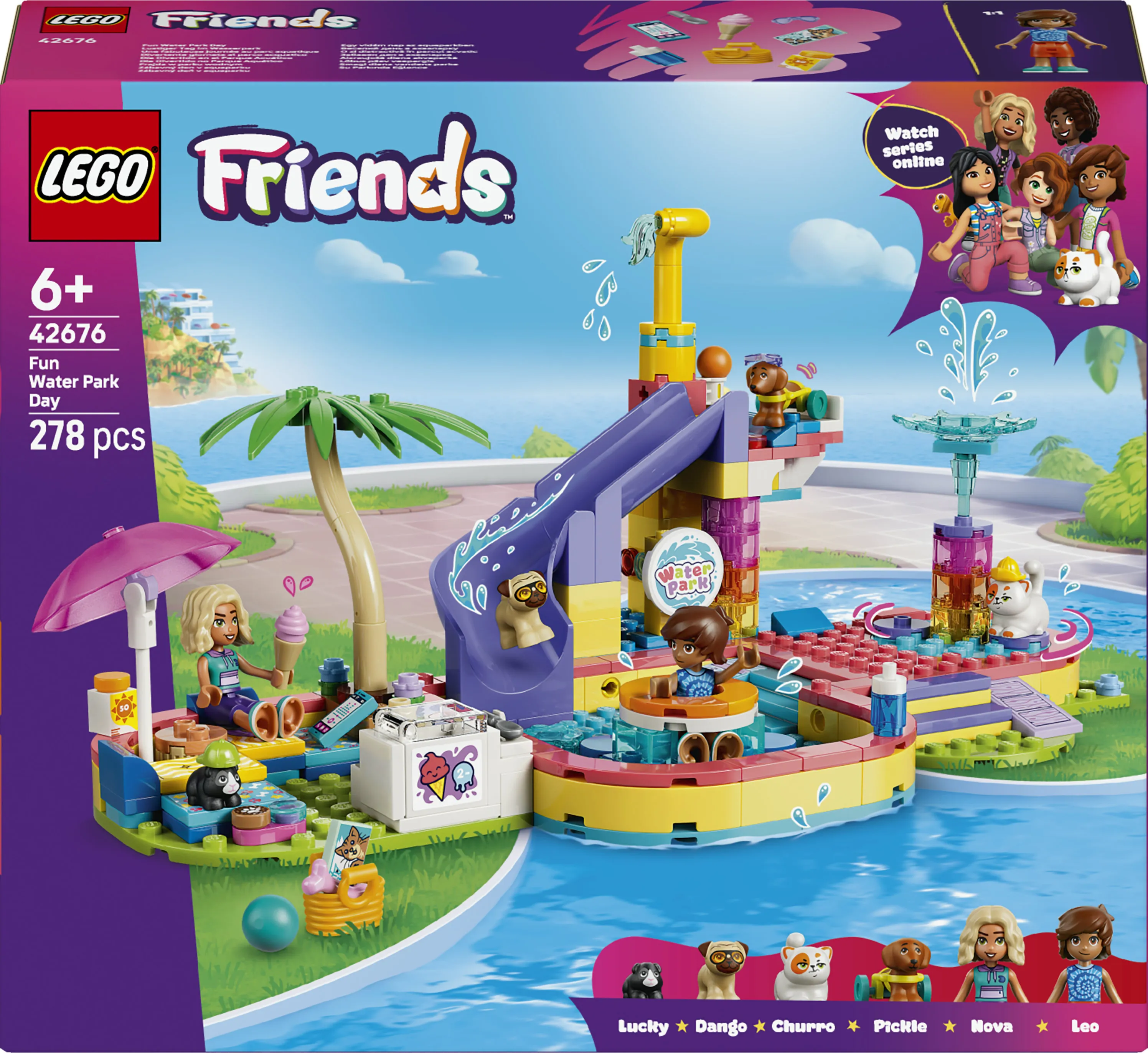 LEGO Friends Hauska päivä vesipuistossa 42676